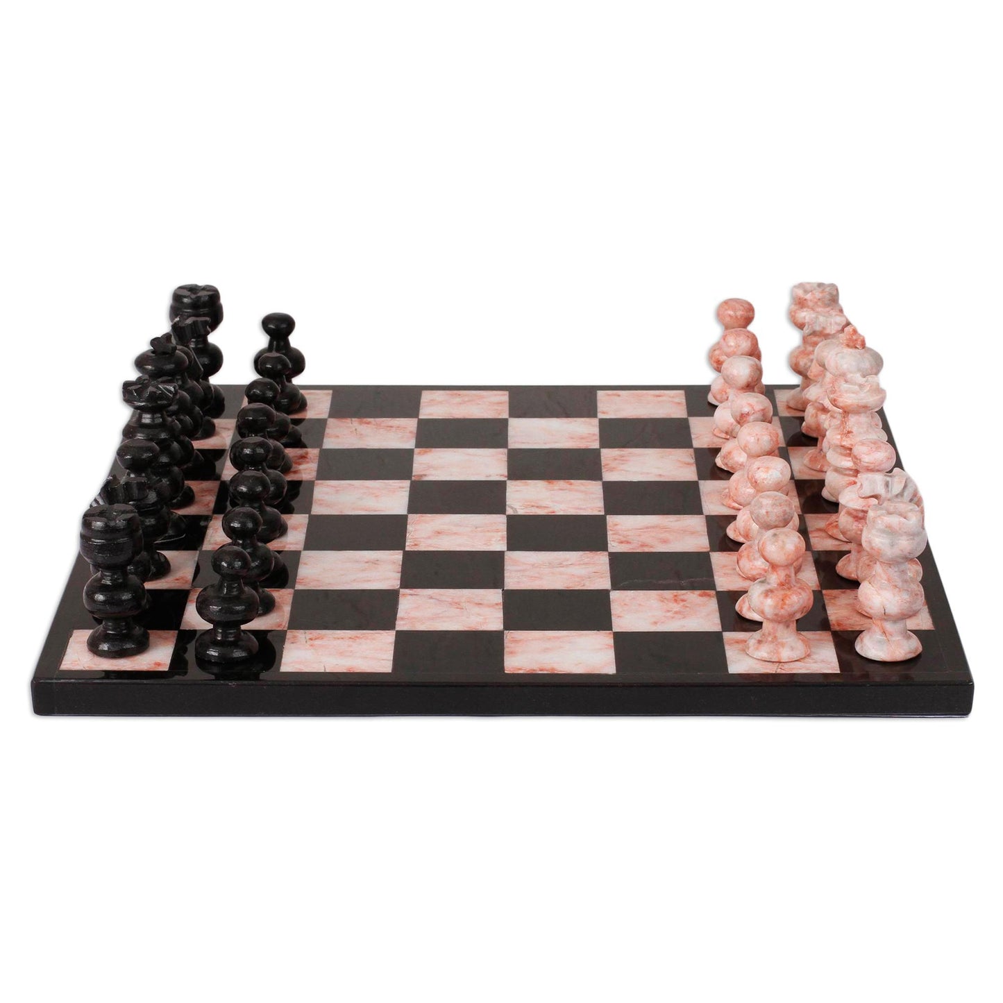 Glorious Battle Handcrafted Marble Chess Set (Large)