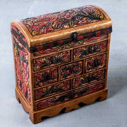 Bright Hummingbird Handcrated Jewelry Box