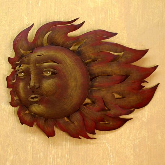 The Sun's Song Fair Trade Steel Wall Art Sculpture