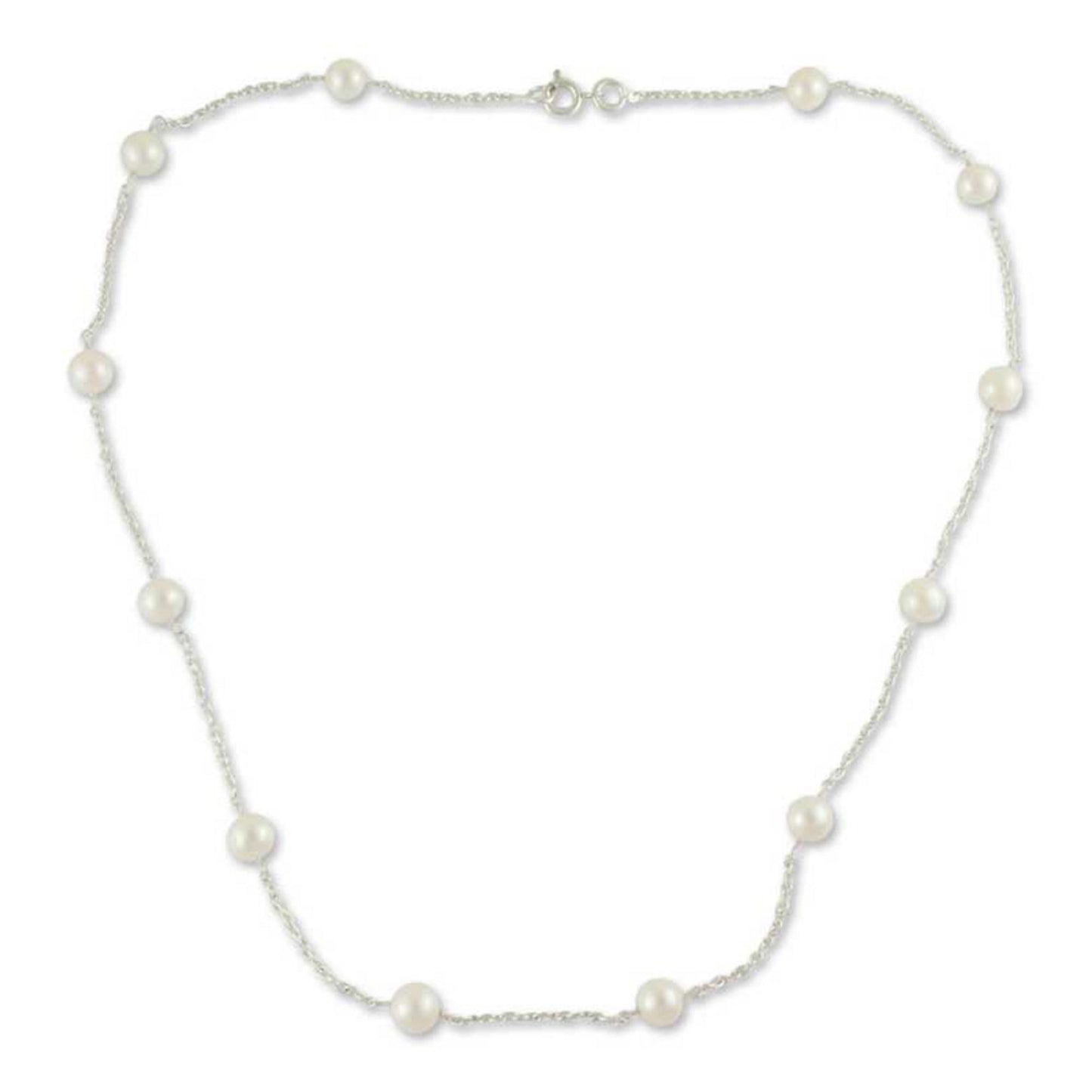 Jaipur Moons Sterling Silver Necklace