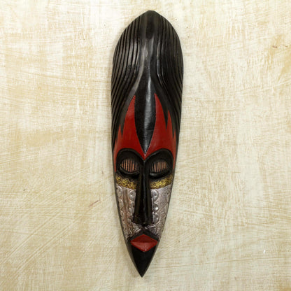 Fulani Maiden Nigerian Wood Mask