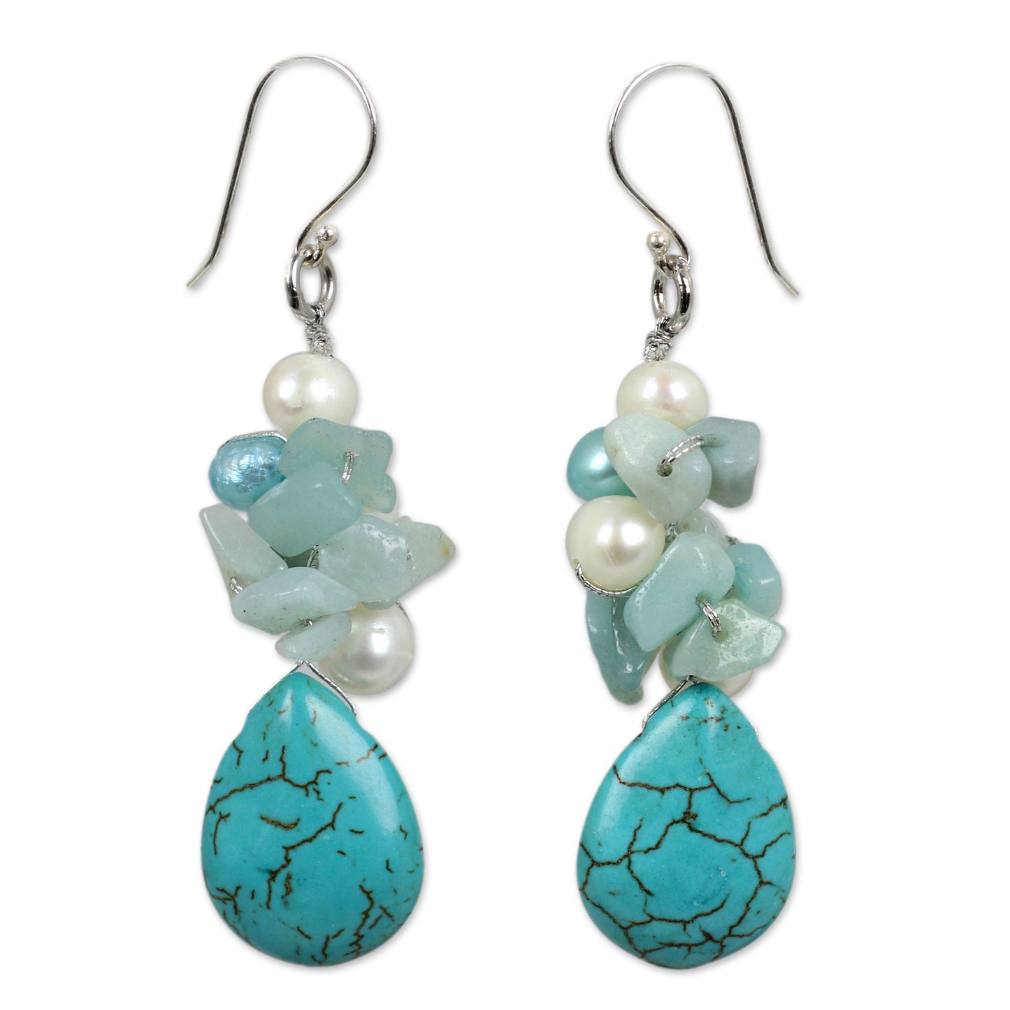 Bluebells Beaded Earrings