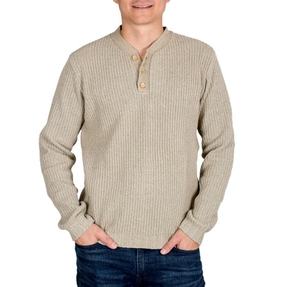 Maya Gentleman Ivory Men's Cotton Sweater