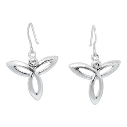Always and Forever Hand Crafted Sterling Silver Dangle Earrings