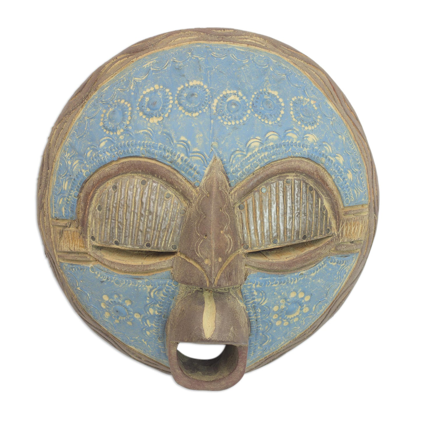 New Love Ghanaian Wood Mask from Africa
