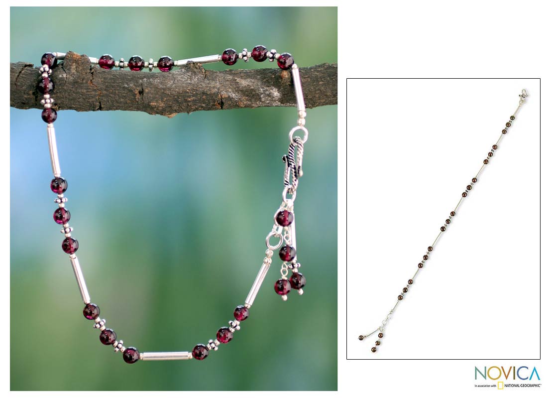 Coquette Sterling Silver Anklet