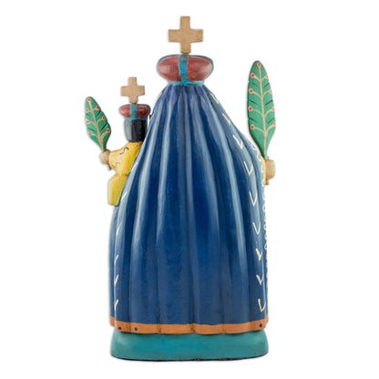 Our Lady of Candelaria Handcrafted Religious Wood Sculpture