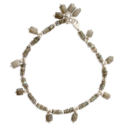 Intuitive Labradorite Beaded Anklet