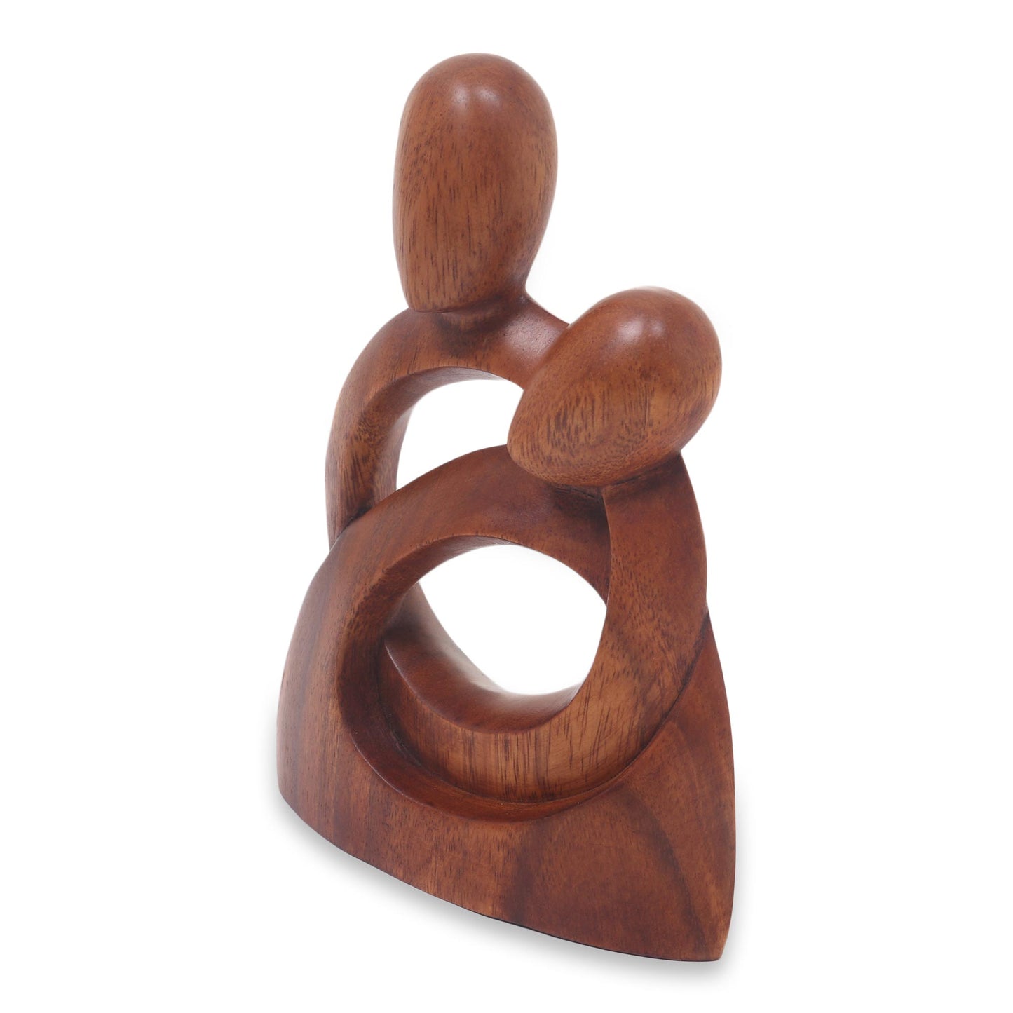 Eternity Of Love Romantic Wood Sculpture