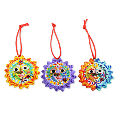 Lord of the Sun Ceramic Ornaments - Set of 6