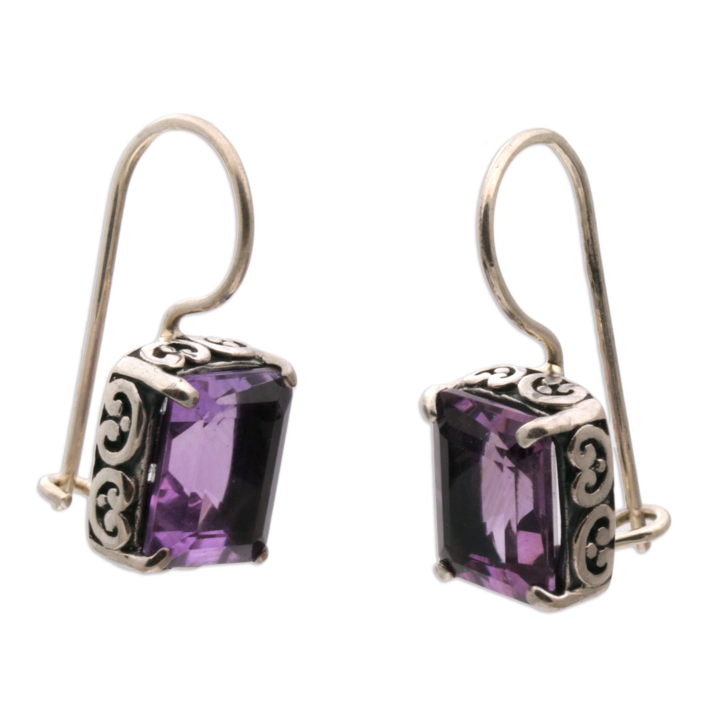 Imagine Amethyst & Sterling Silver Earrings