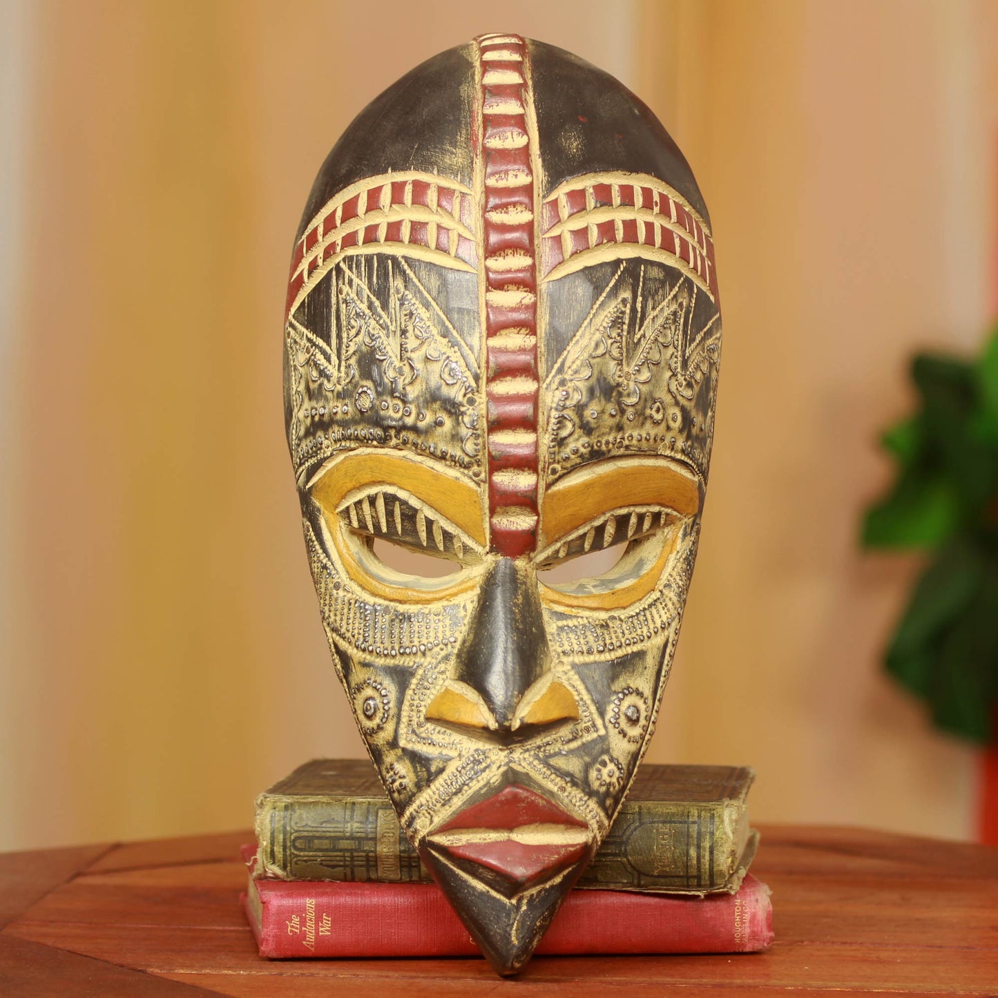 King's Companion Wood Wall Mask