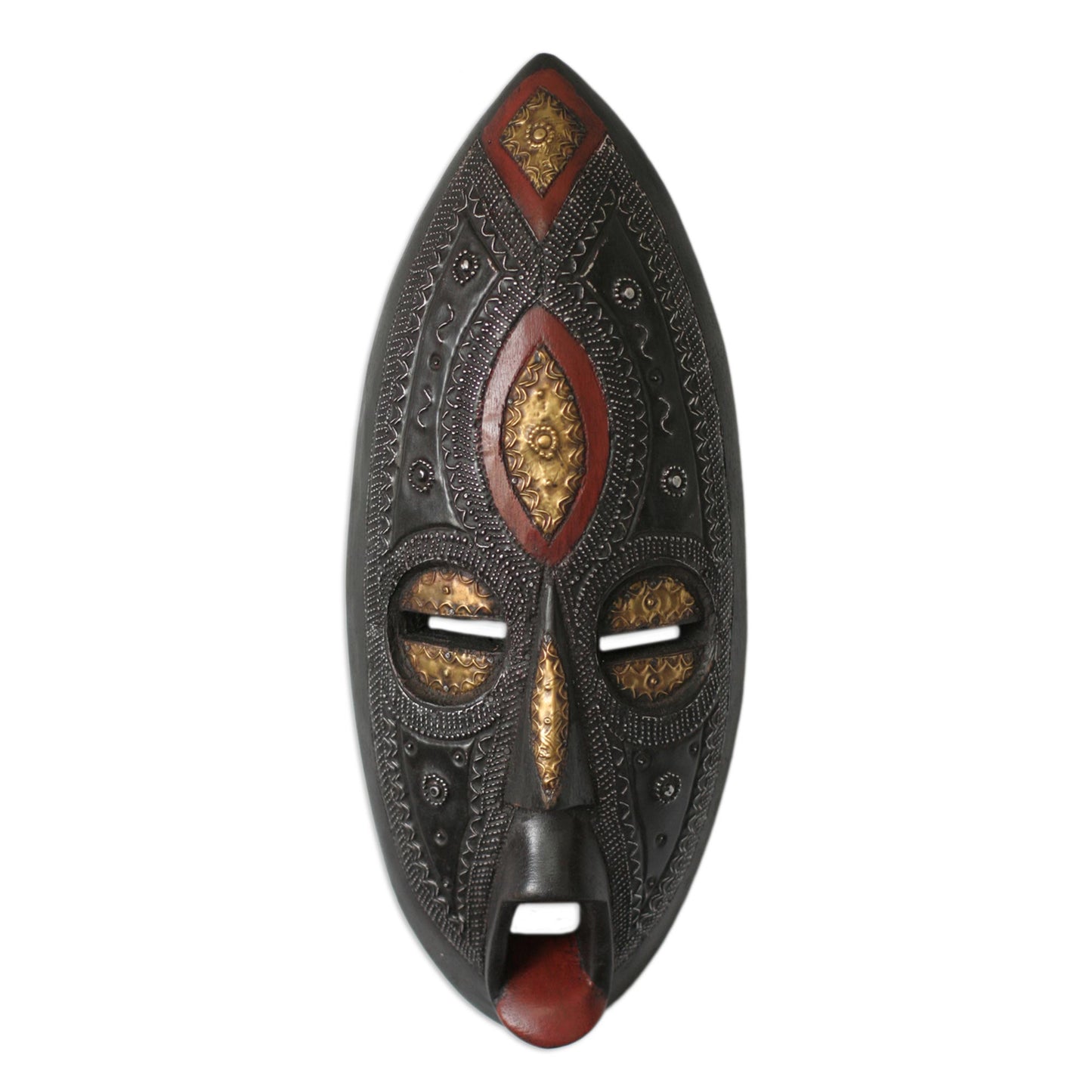 Be Faithful Unique African Wood Mask