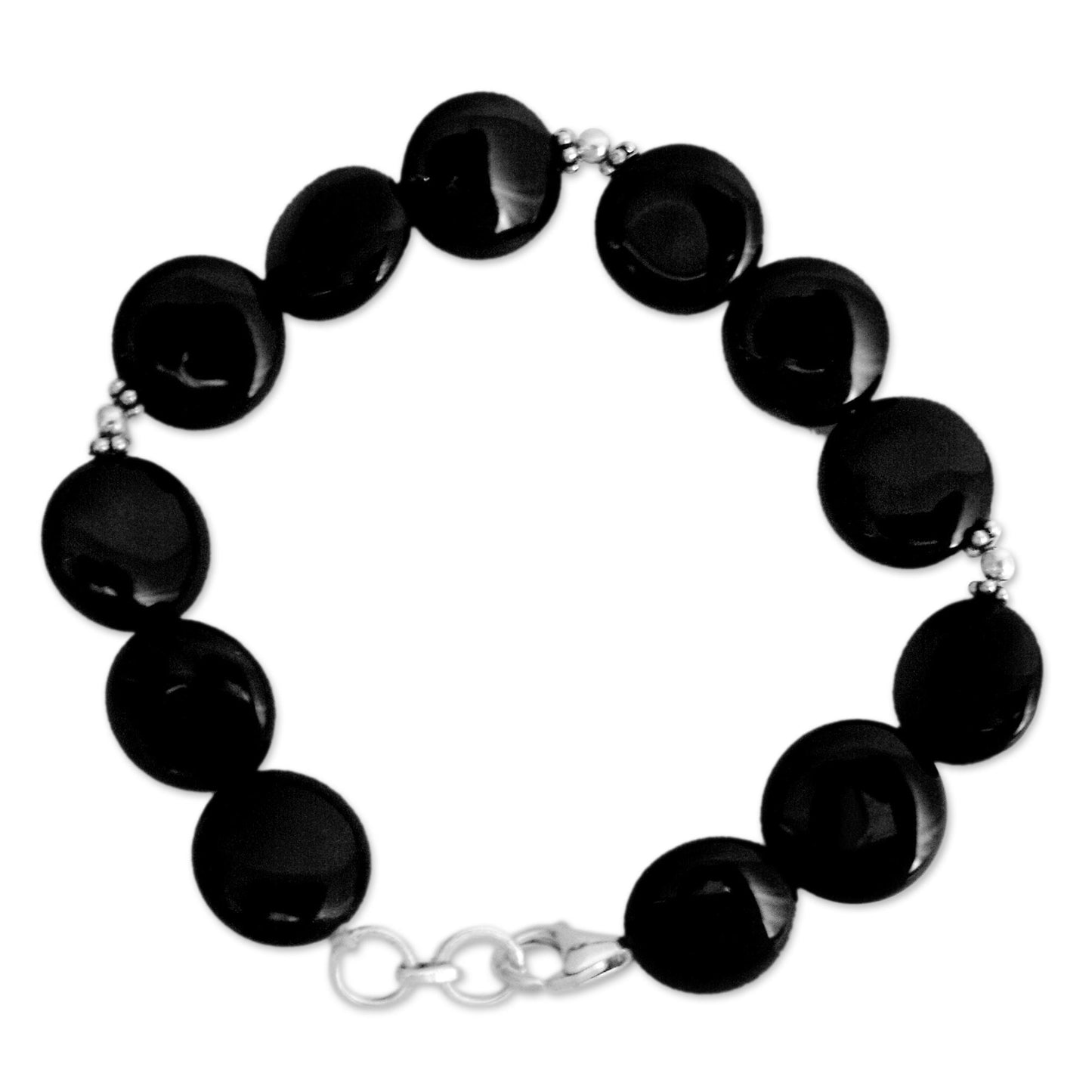 Destiny Onyx beaded bracelet