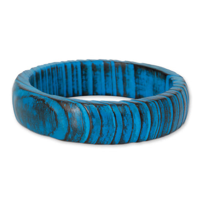 Delhi Skies Wood Bangle Bracelet