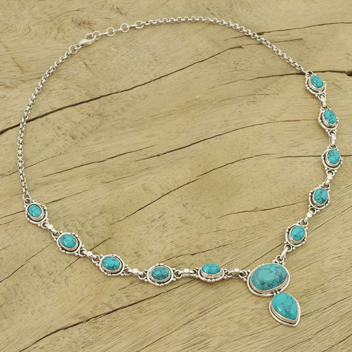 Sky Dream Sterling Silver Y-necklace from Blue Stone Jewelry