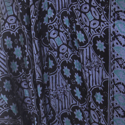 Blue Java Batik Silk Shawl