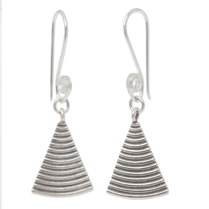 Karen Song Sterling silver dangle earrings