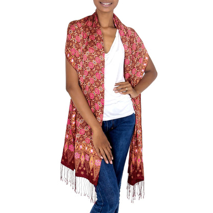 Java Crimson Court Batik Wrap