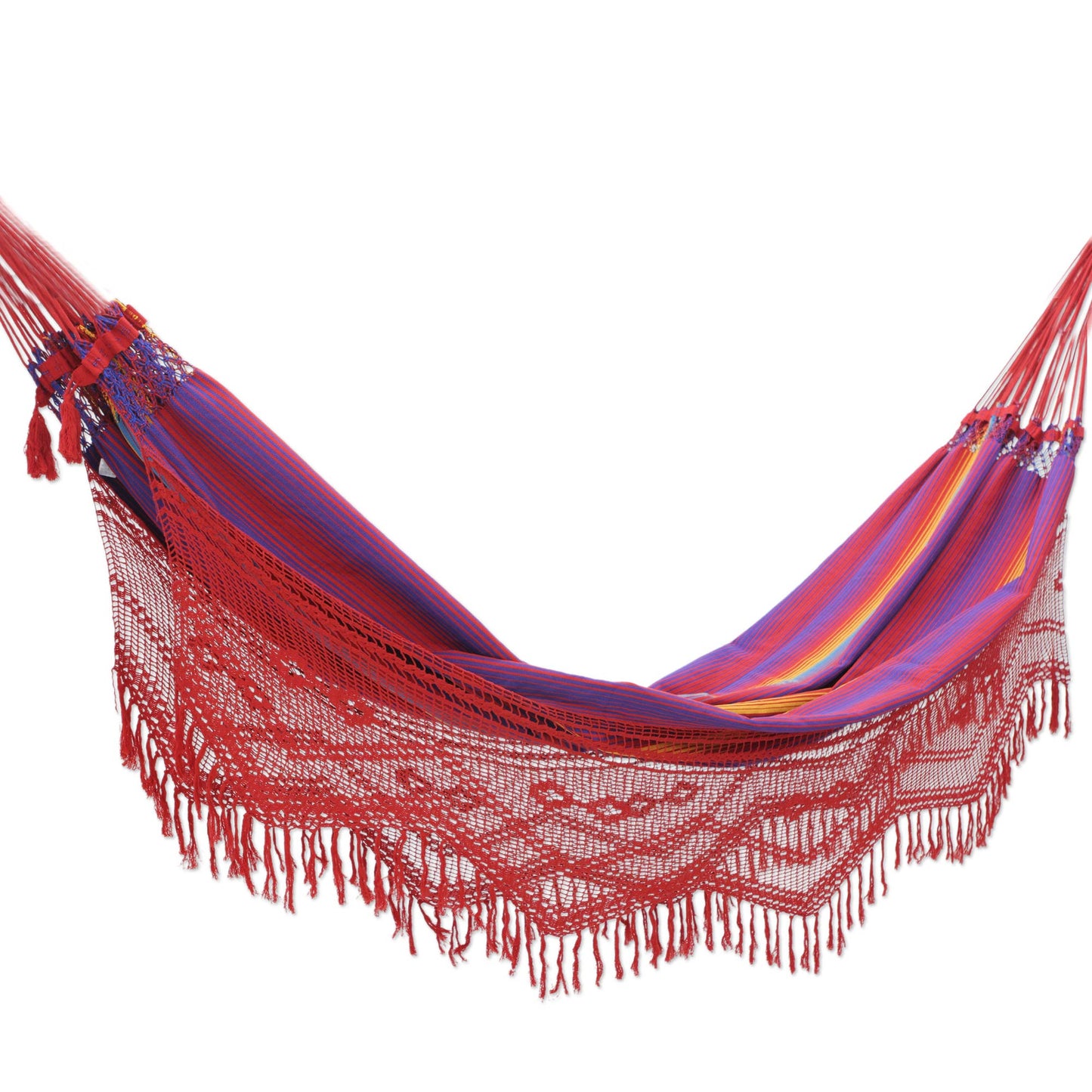 Forro Dance Hand Made Cotton Fabric Hammock (Double)