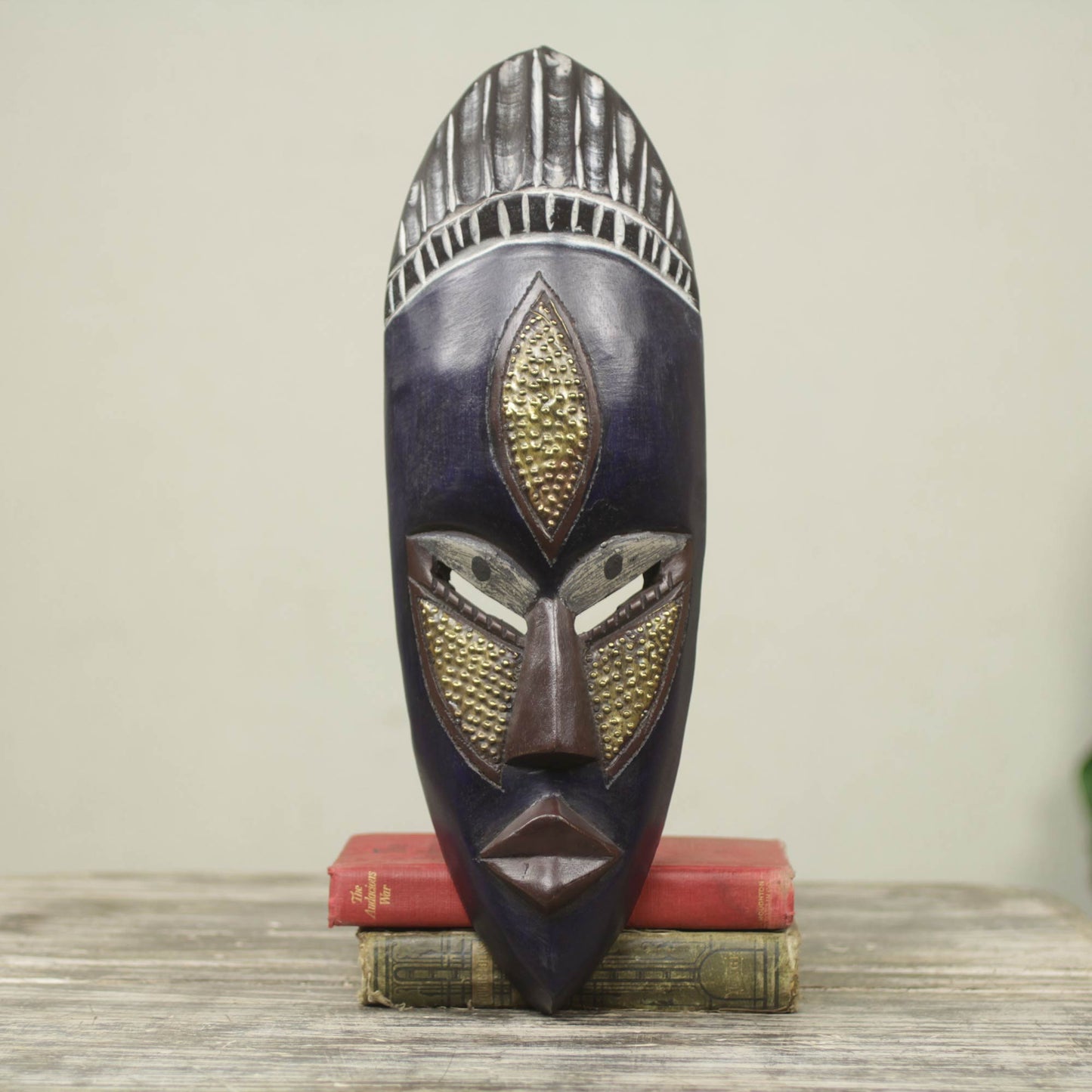 Densu Priest African Wood Mask