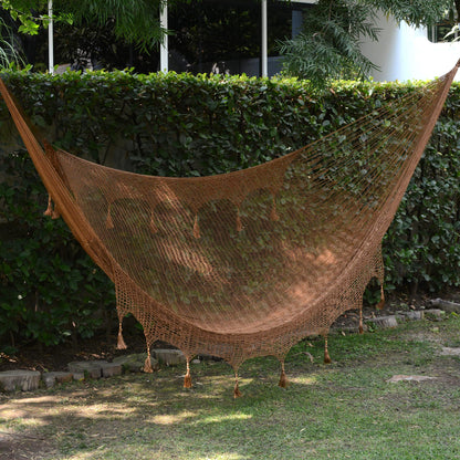 Copper Filigree Hand Woven Mayan Rope Hammock