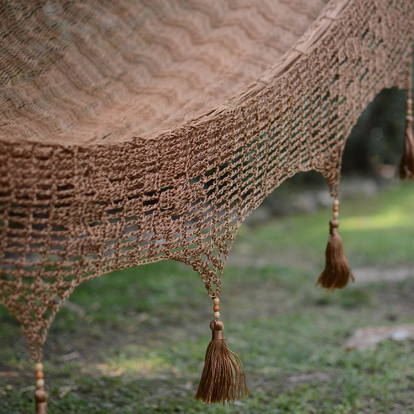 Copper Filigree Hand Woven Mayan Rope Hammock