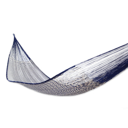 Ocean Waves Hand Woven Mayan Rope Hammock