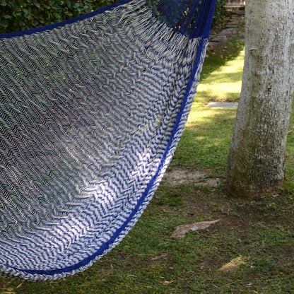 Ocean Waves Hand Woven Mayan Rope Hammock