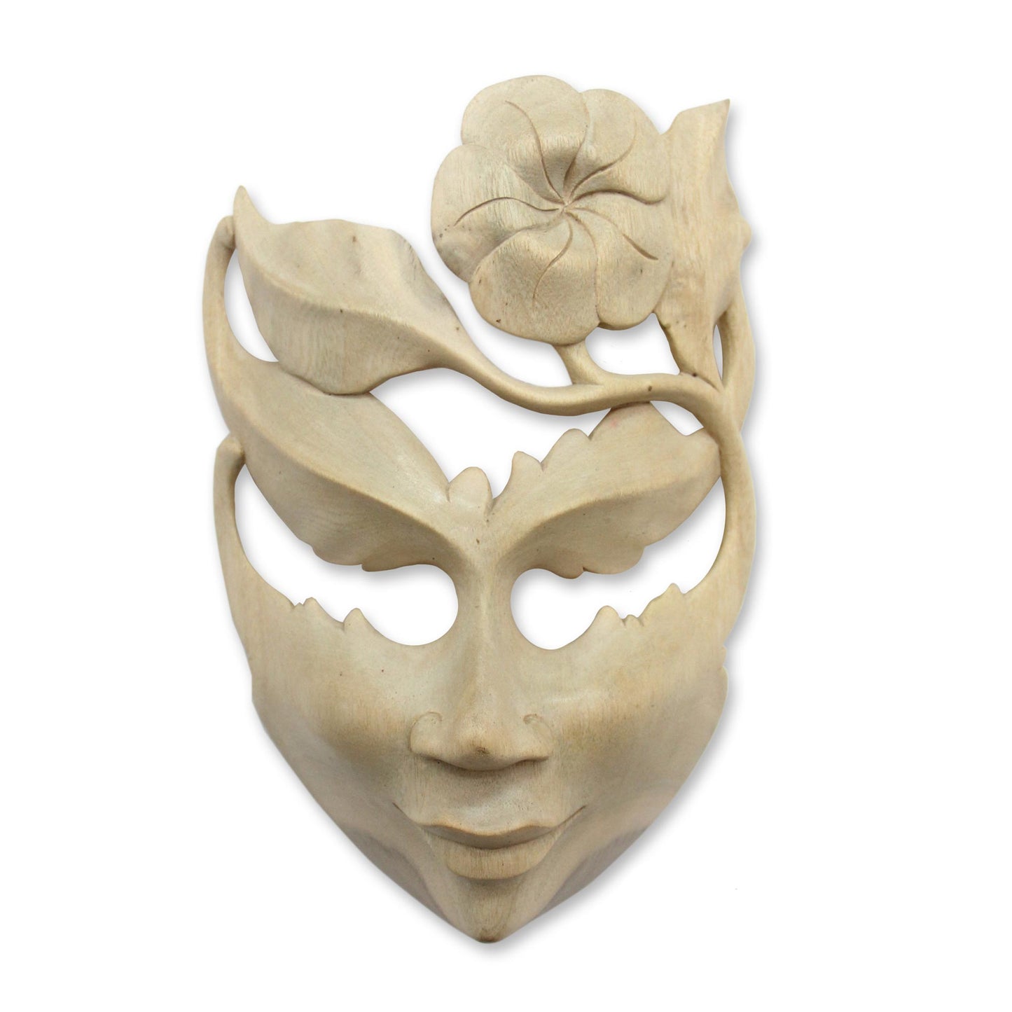 Frangipani Summer Floral Wood Mask