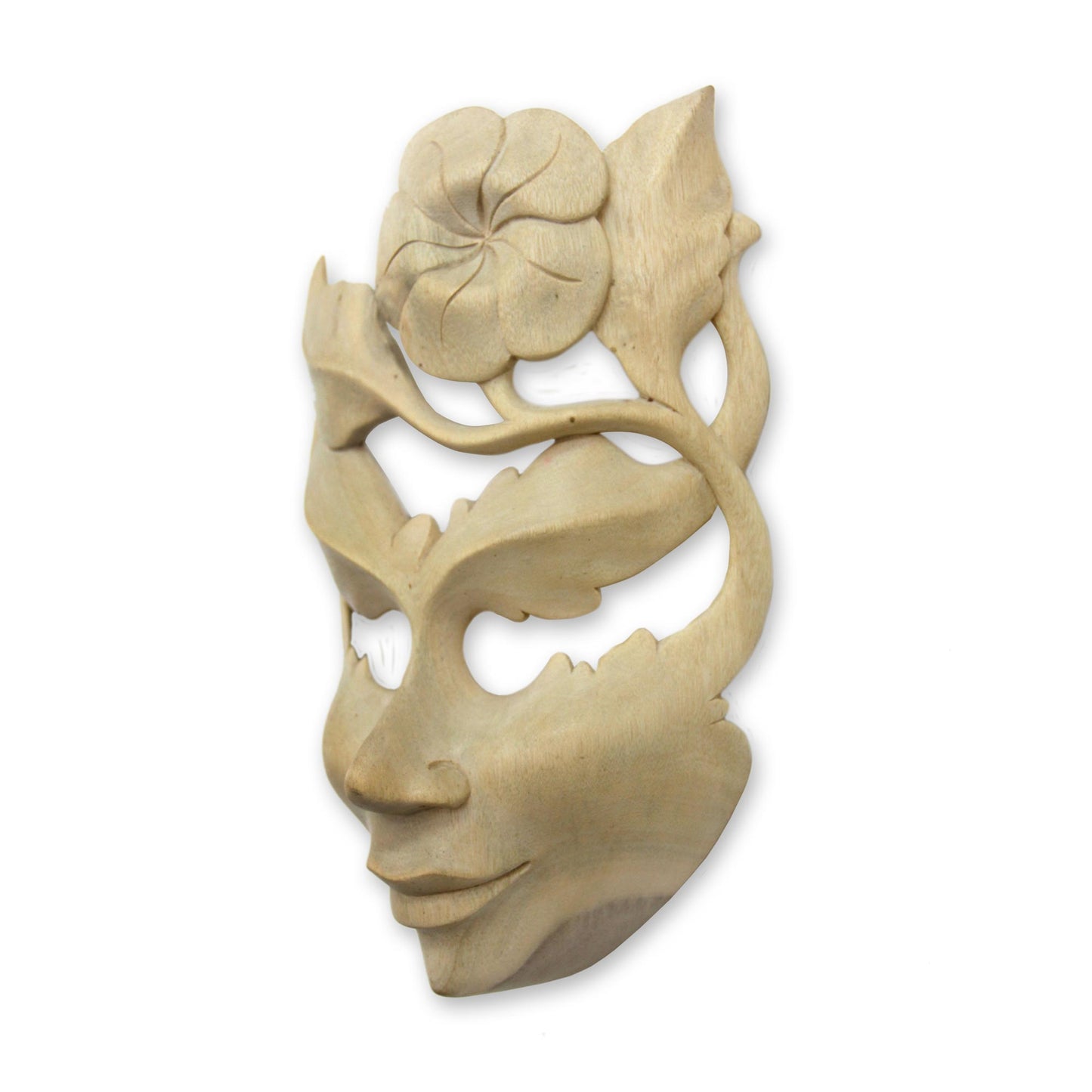 Frangipani Summer Floral Wood Mask