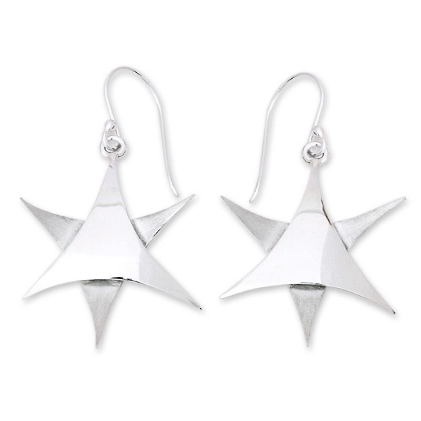 Stars over Taxco Silver Earrings