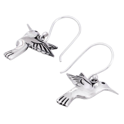 Hummingbird Secrets Sterling Silver Earrings