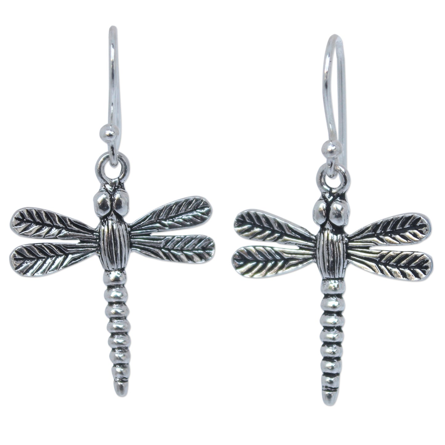 Mekong Dragonflies Sterling Silver Earrings