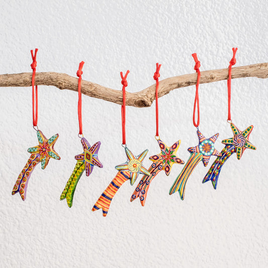 Shooting Stars Holiday Ornaments