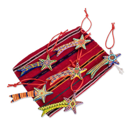 Shooting Stars Holiday Ornaments