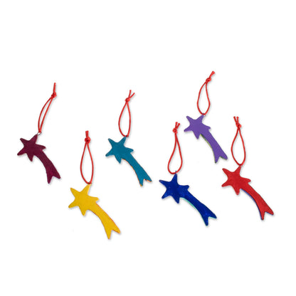 Shooting Stars Holiday Ornaments