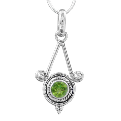 Chennai Promise Peridot Pendant Necklace