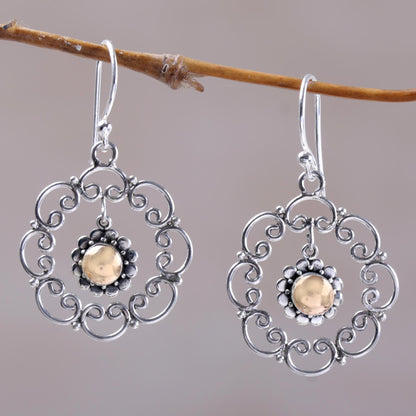 Delightful Denpasar Sterling Silver Earrings