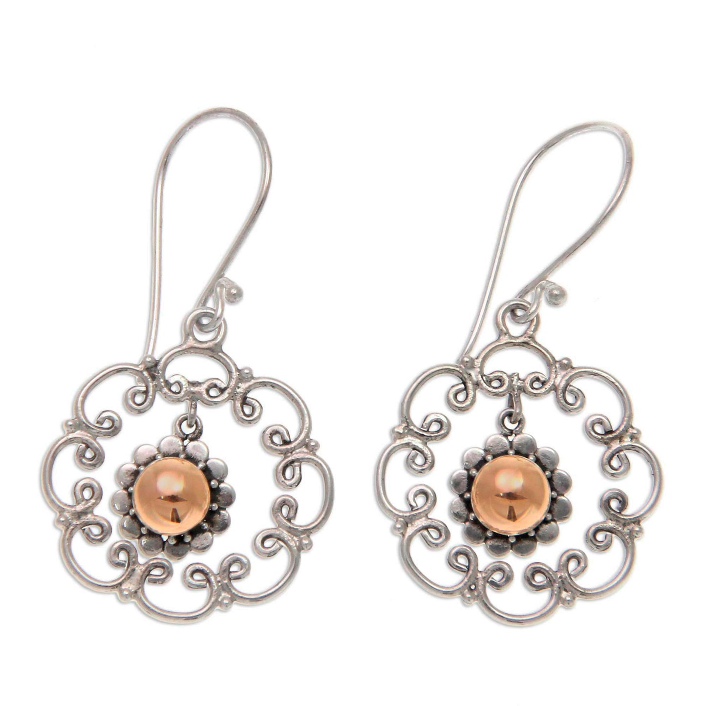 Delightful Denpasar Sterling Silver Earrings