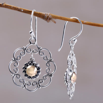 Delightful Denpasar Sterling Silver Earrings