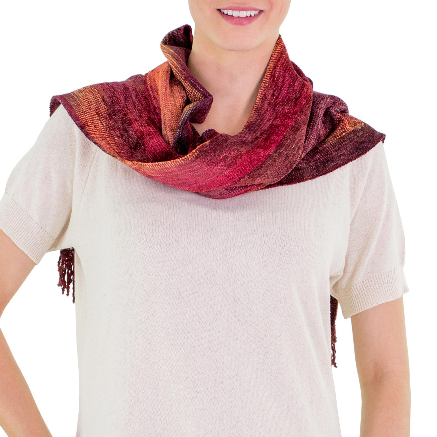 Autumn Dreamer Cotton Blend scarf