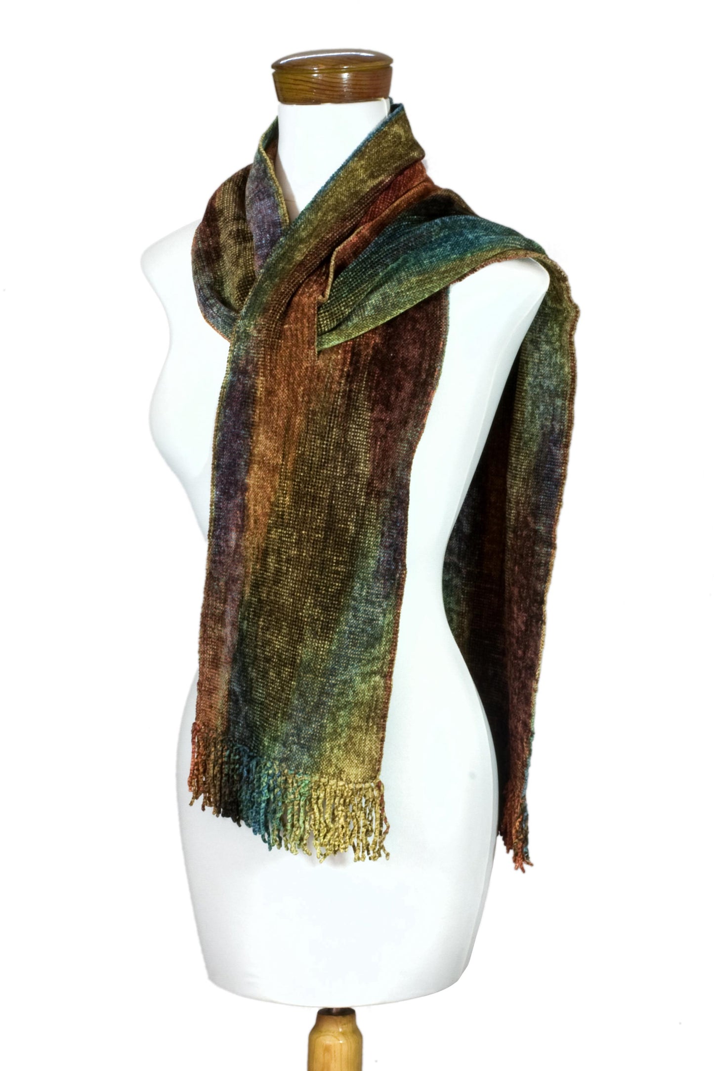 Summer Dreamer Bamboo Chenille & Cotton Scarf