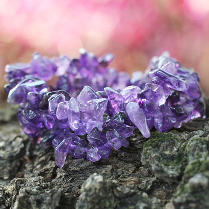 Wonders Amethyst Beaded Bracelet