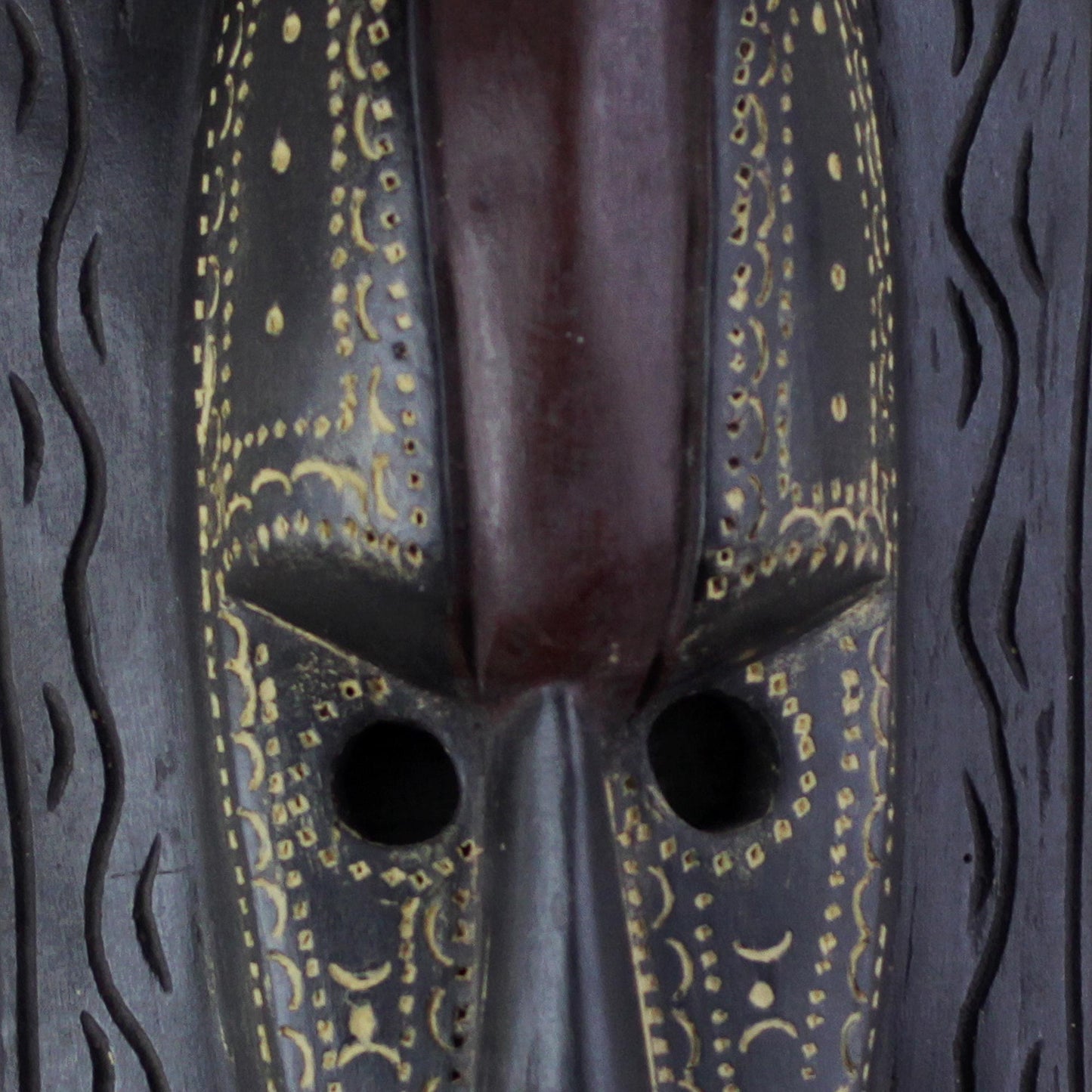 The Conqueror Artisan Crafted Wood Mask