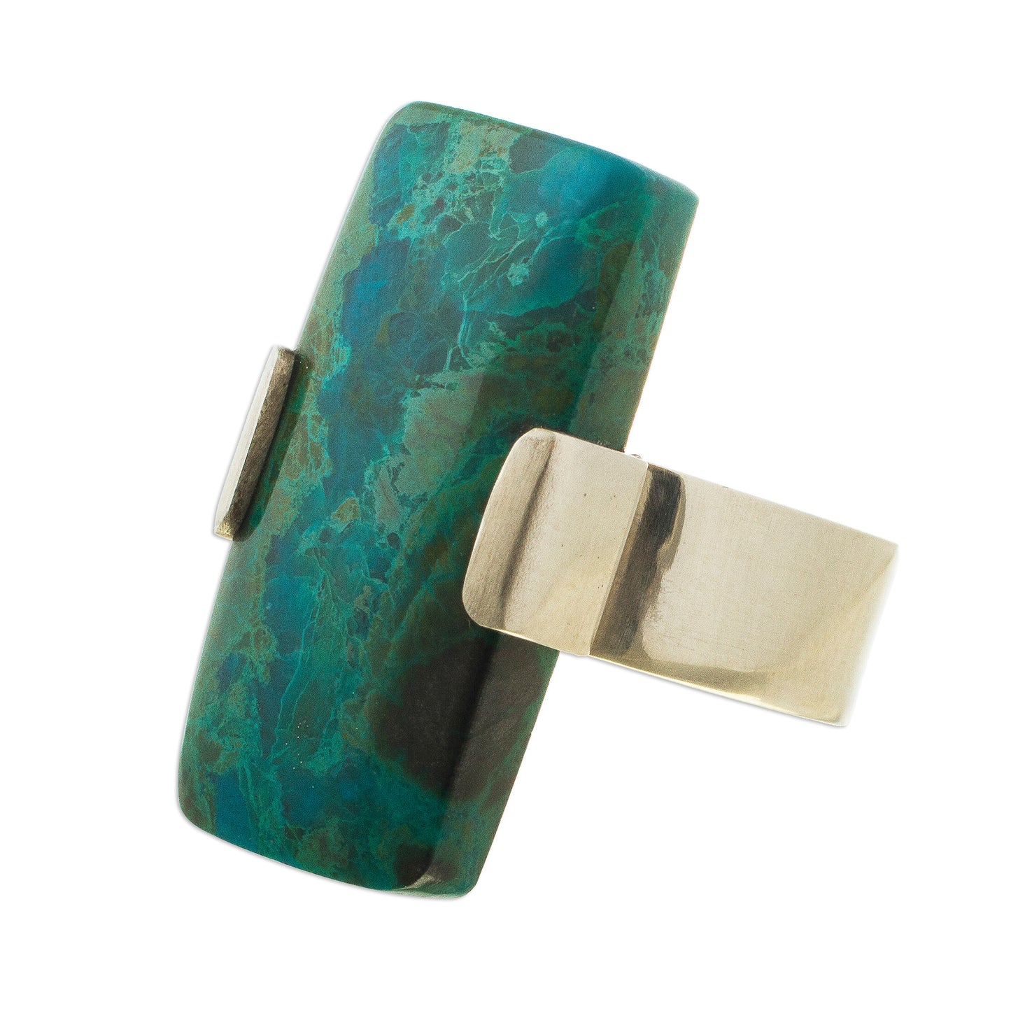 Hug Cocktail Ring Sodalite and Sterling Silver Jewelry