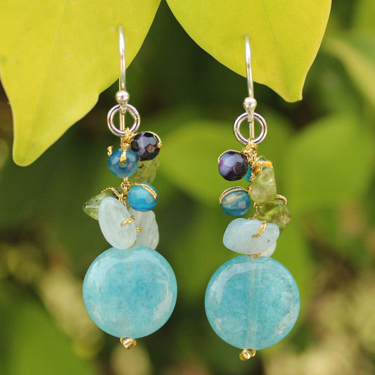 Thai Joy Cluster Earrings