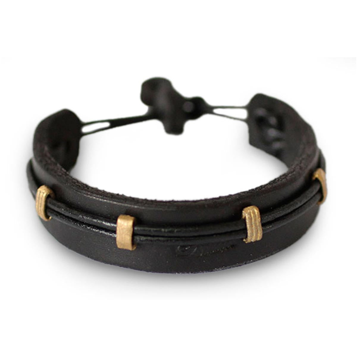 Men's Stand Alone in Black Bracelet