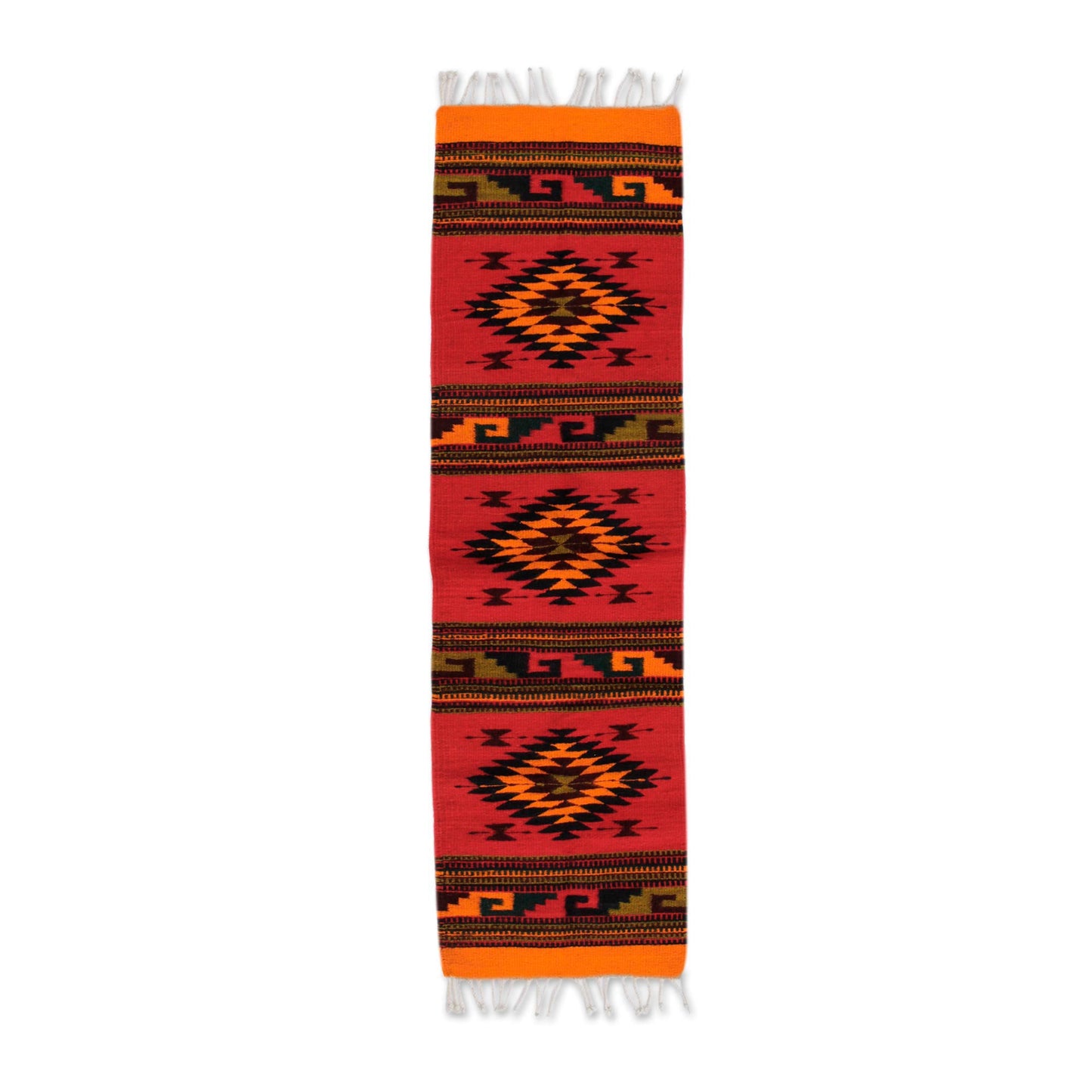 Three Diamonds Wool Area Rug