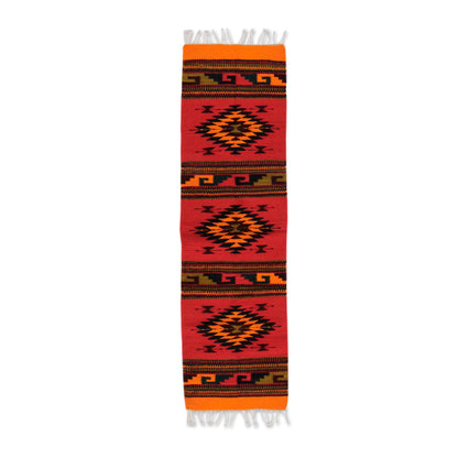 Three Diamonds Wool Area Rug
